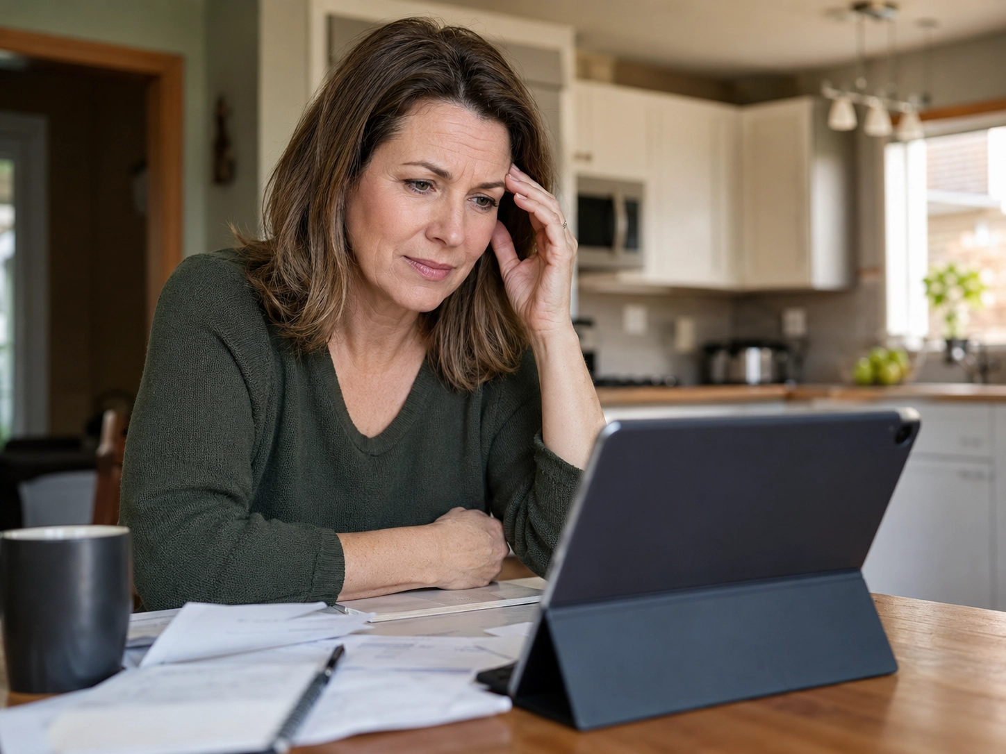 Person moving past debt, representing Mesa Group's debt relief category