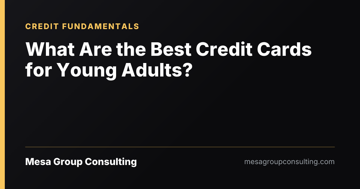 What Are the Best Credit Cards for Young Adults?