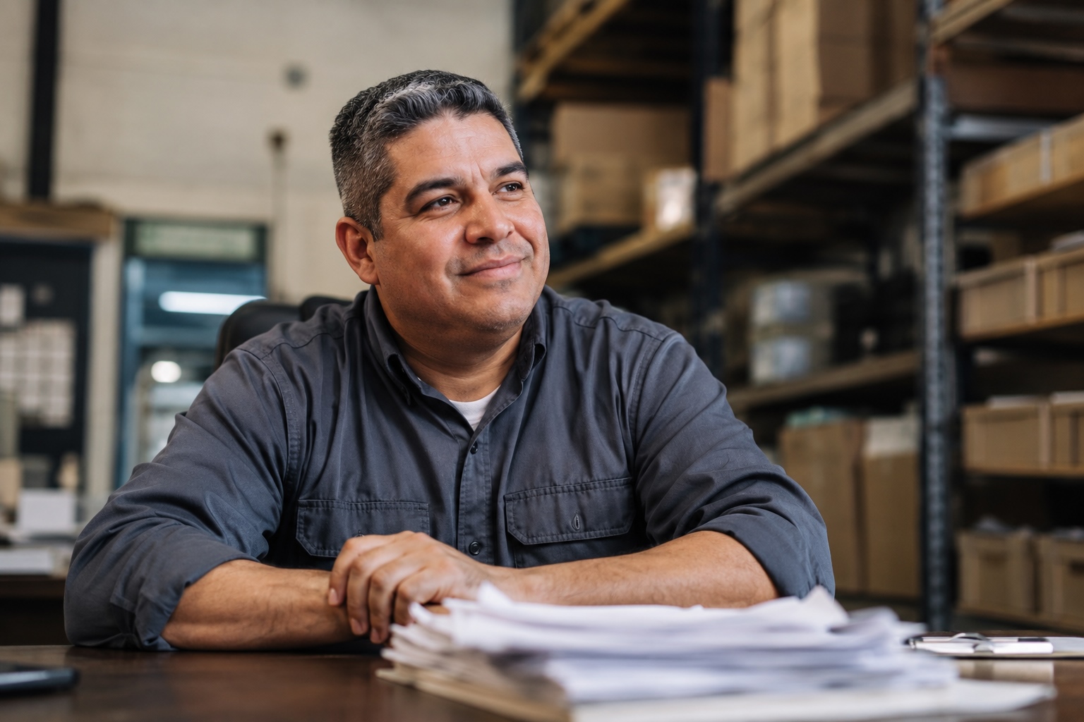 Business owner converting outstanding invoices into immediate cash flow