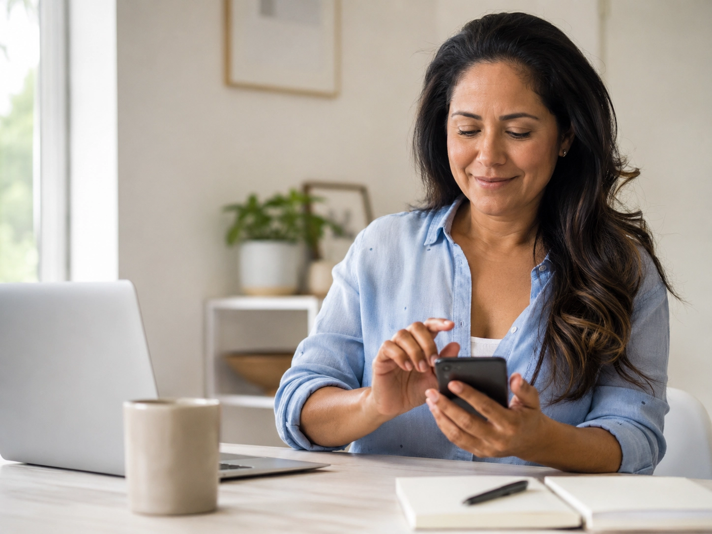 Person scheduling a free consultation call with Mesa Group Consulting
