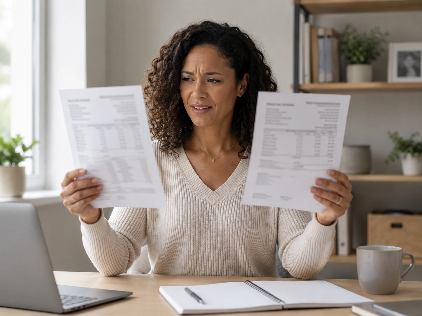 Before and after comparison showing a high-rate old loan replaced by a new lower-rate loan after credit restoration