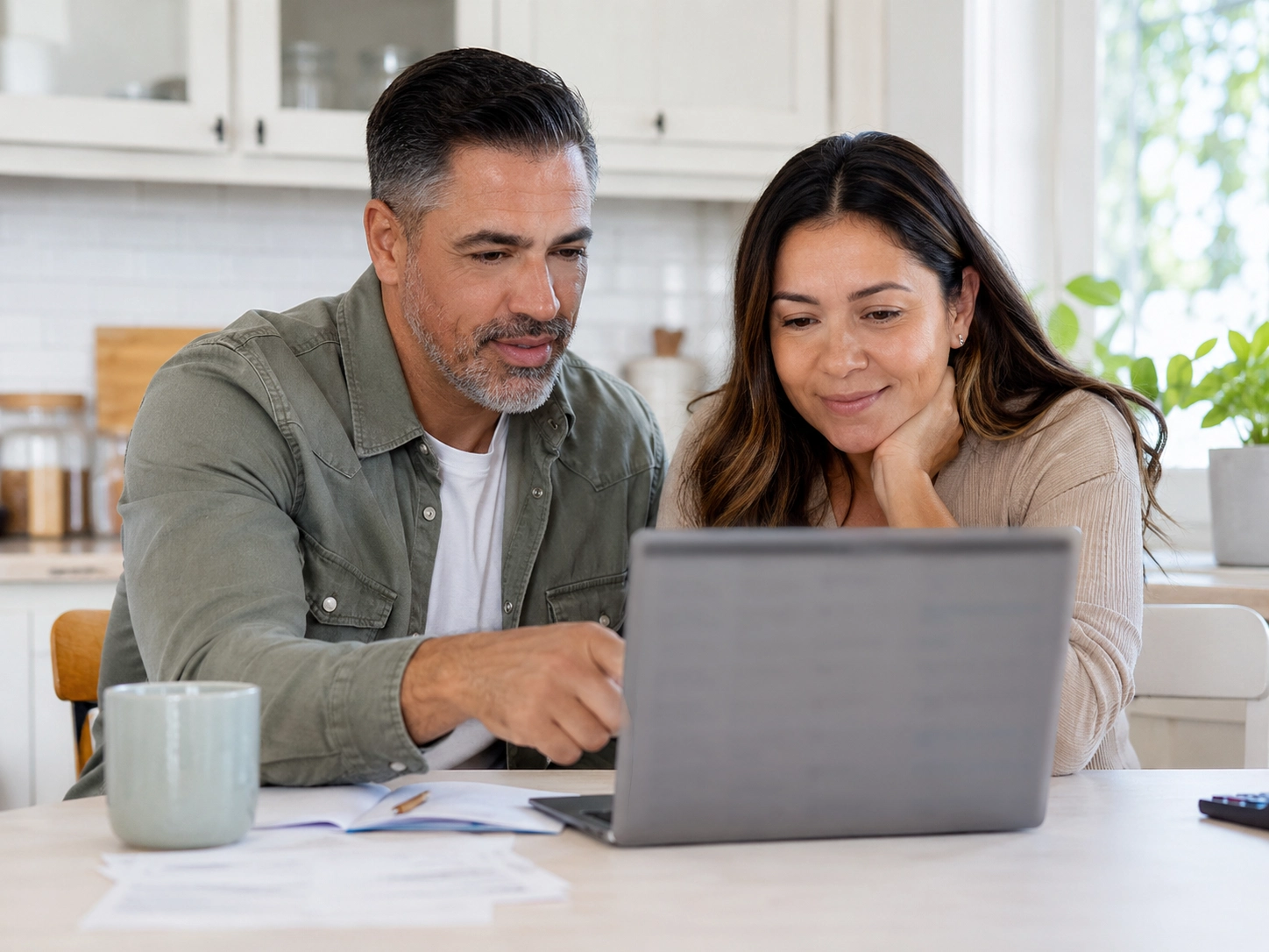 A house and financial figures representing the debt-to-income ratio calculator