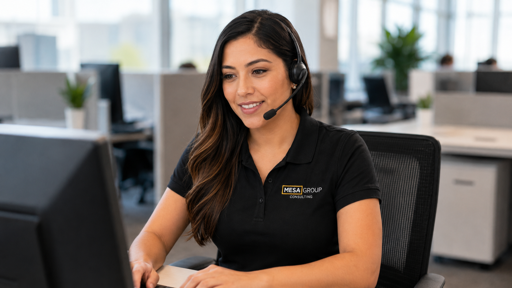 Mesa Group advisor helping a client by phone — coverage guidance for every situation